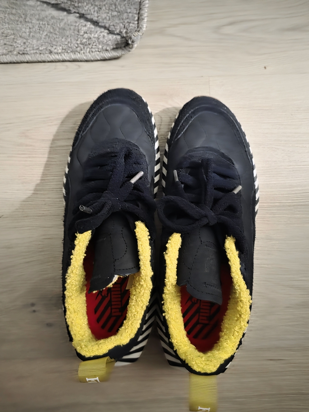 Scuderia Ferrari Red and Yellow Puma Insole Sneaker